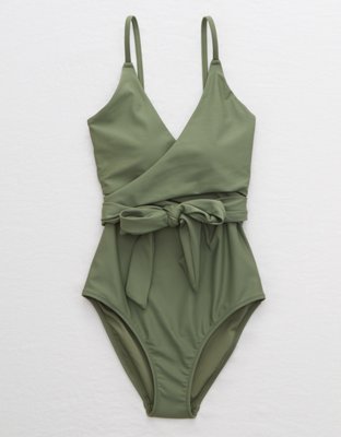 Aerie Wrap One Piece Swimsuit