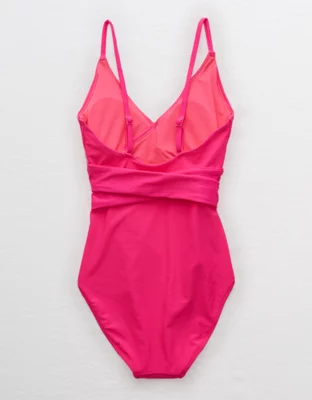 Aerie Wrap One Piece Swimsuit