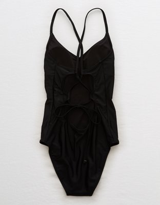 Aerie Strappy Back One Piece Swimsuit