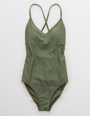 Aerie Strappy Back One Piece Swimsuit