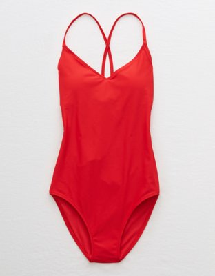 Aerie Strappy Back One Piece Swimsuit