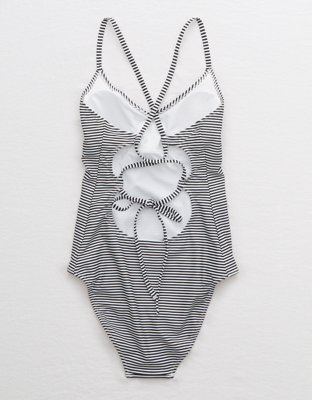 Aerie Strappy Back One Piece Swimsuit