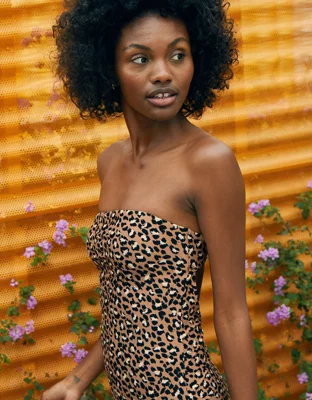 Aerie Strapless One Piece Swimsuit