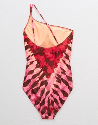 Aerie One Shoulder One Piece Swimsuit