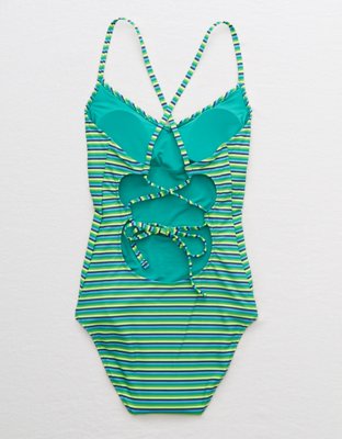 Aerie Strappy Back One Piece Swimsuit