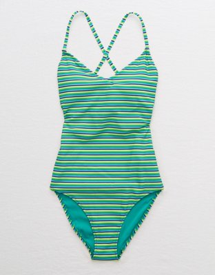 Aerie Strappy Back One Piece Swimsuit