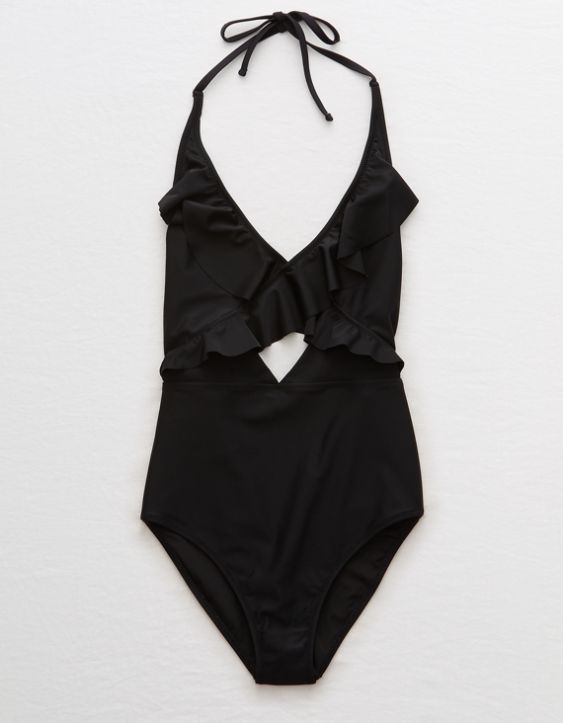 Aerie Ruffle One Piece Swimsuit