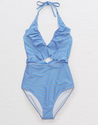 Aerie Ruffle One Piece Swimsuit