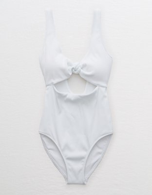 aerie white one piece swimsuit