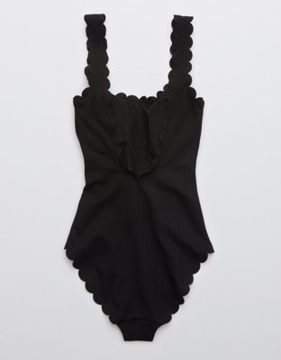 aerie ruffle one piece swimsuit