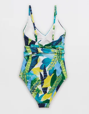Aerie Wrap One Piece Swimsuit