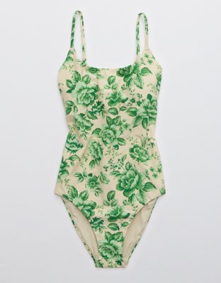 Aerie Tie Back One Piece Swimsuit