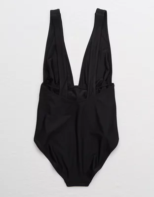 Aerie Plunge One Piece Swimsuit 2532