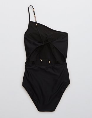 Aerie One Shoulder One Piece Swimsuit