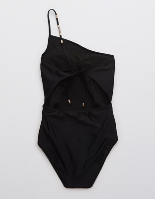 Aerie One Shoulder One Piece Swimsuit