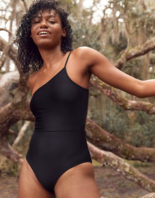 American eagle black store one piece swimsuit