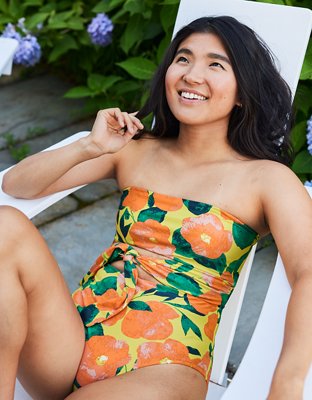 Aerie wrap one piece swimsuit online