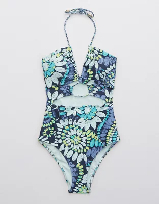 Aerie Cut Out One Piece Swimsuit