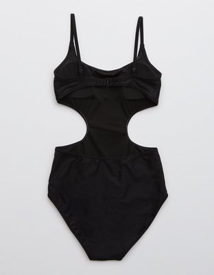 Aerie Side Scoop One Piece Swimsuit