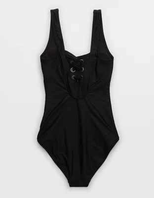 Aerie Grommet Scoop One Piece Swimsuit