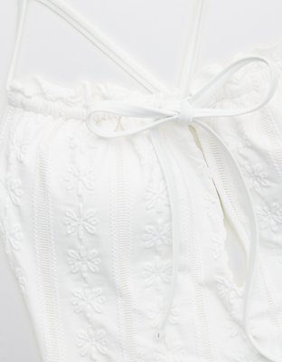 Aerie Eyelet One Piece Swimsuit
