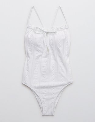 Aerie Eyelet One Piece Swimsuit
