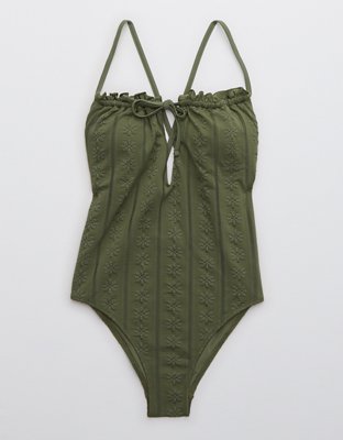 Aerie Eyelet One Piece Swimsuit