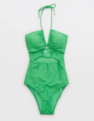 Aerie Cut Out One Piece Swimsuit 