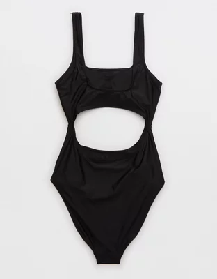 Aerie Cut Out Scoop One Piece Swimsuit