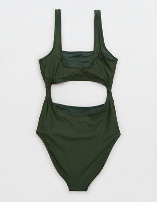 Aerie Cut Out Scoop One Piece Swimsuit