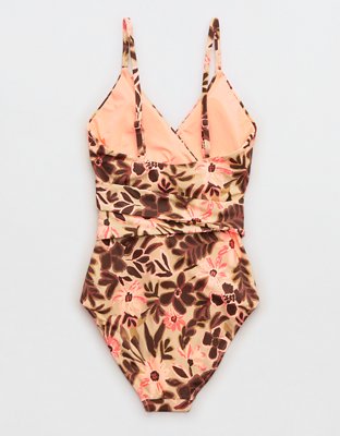 Maillot de bain une-pièce à cache-cœur Aerie