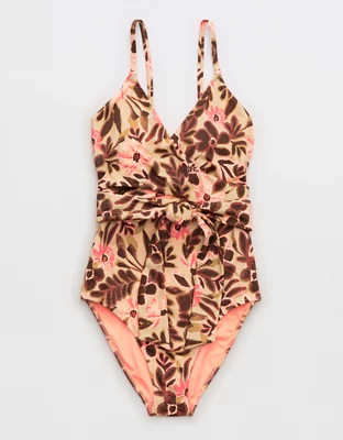 Aerie Wrap One Piece Swimsuit