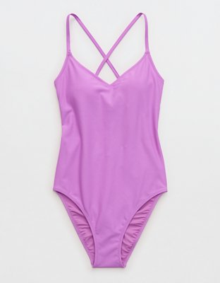 Aerie Strappy Full Coverage One Piece Swimsuit