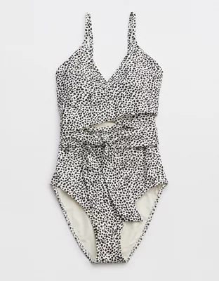 Aerie Wrap One Piece Swimsuit