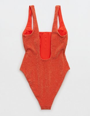 Aerie Sparkle Babewatch One Piece Swimsuit