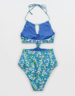 Aerie Cut Out Knot One Piece Swimsuit
