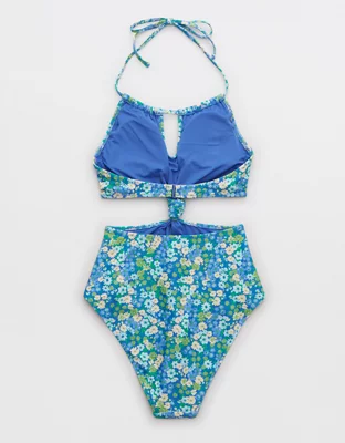 Aerie Cut Out Knot One Piece Swimsuit