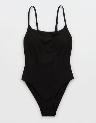 Aerie lace up store one piece