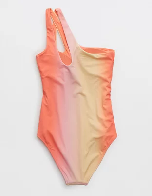 Aerie One Shoulder One Piece Swimsuit