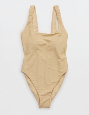 Aerie lace up one piece online