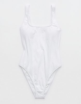 Aerie Wide Rib Babewatch One Piece Swimsuit