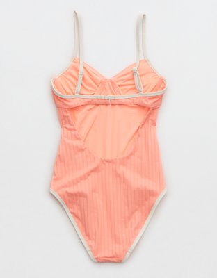 Aerie Wide Rib Underwire One Piece Swimsuit