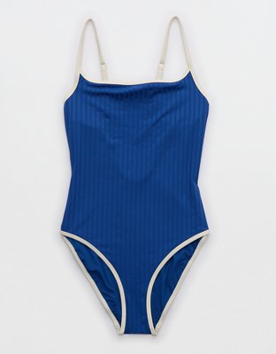 Aerie Strappy Full Coverage One Piece Swimsuit