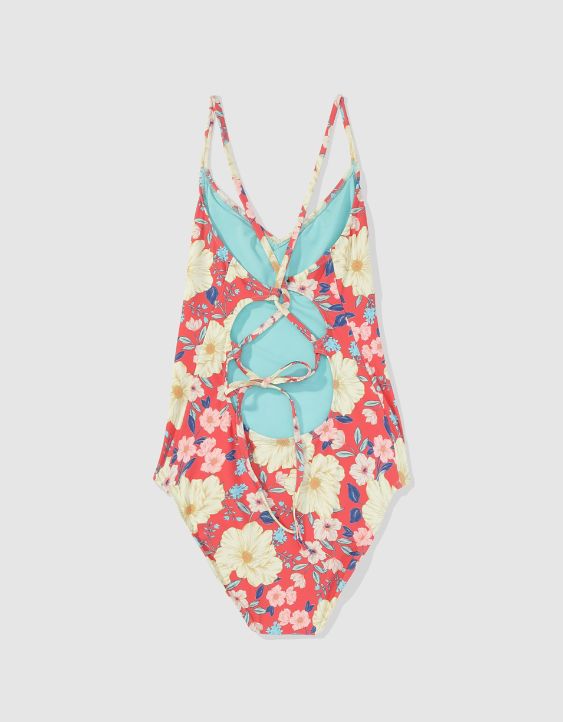 Aerie Strappy Back One Piece Swimsuit