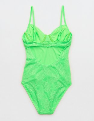 Aerie Lace Underwire One Piece Swimsuit 0657