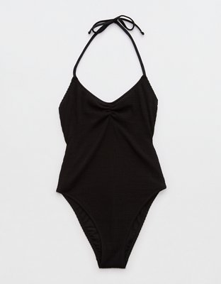 Aerie black one piece swimsuit online