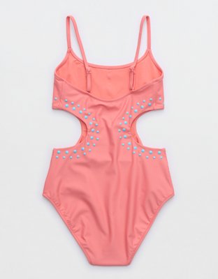 Aerie Cut Out Full Coverage One Piece Swimsuit