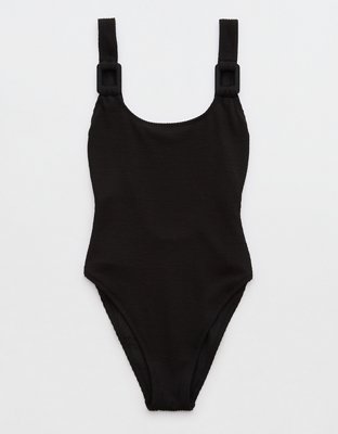 Aerie Crinkle Scoop Full Coverage One Piece Swimsuit