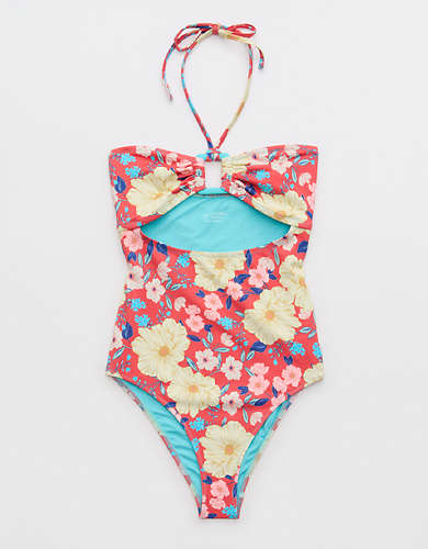 Aerie Ring Bandeau One Piece Swimsuit