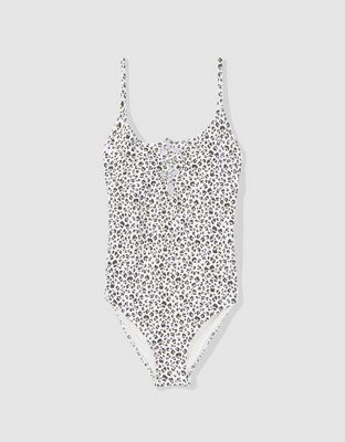 Aerie Wrap Strapless One Piece Swimsuit